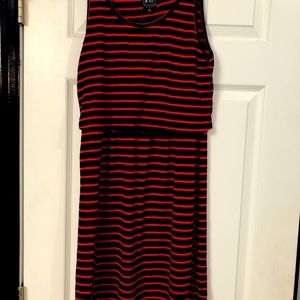 Gap red and blue dress